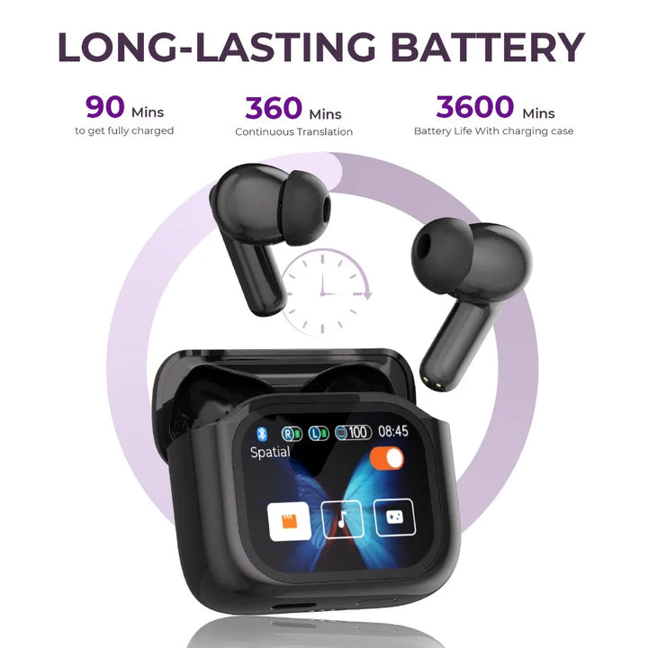 BowLift | Touch Screen Translation Headphones with Noise Cancelling – Avelora
