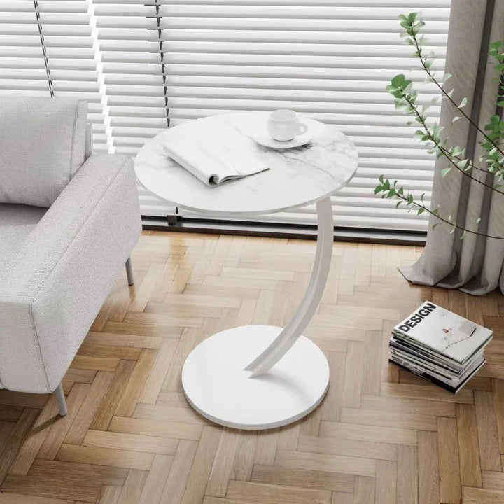 BowLift | Reinforced Round Side Table for Living Room and Bedroom