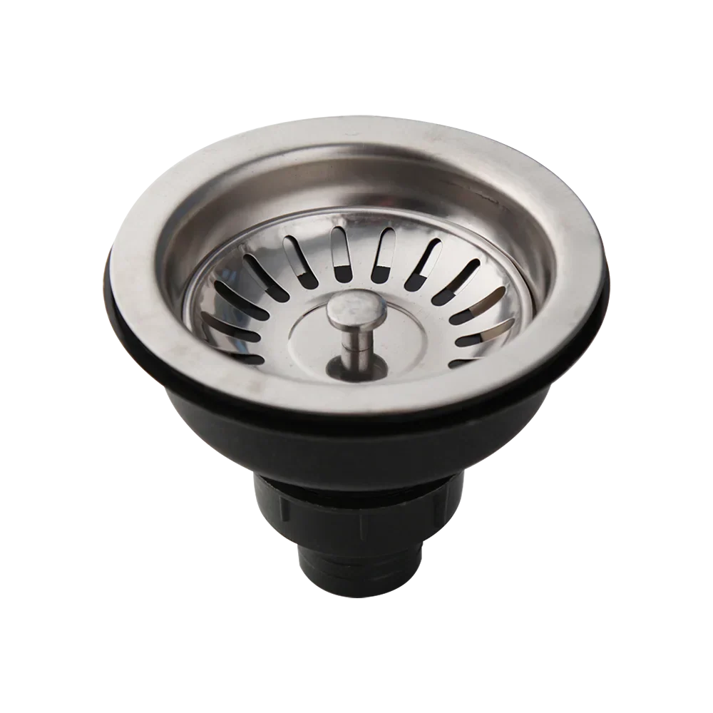 AquaGuard Stainless Steel Sink Strainer with Odor Filter – Pop-Up Stopper & Anti-Blocking Basket Bowlift