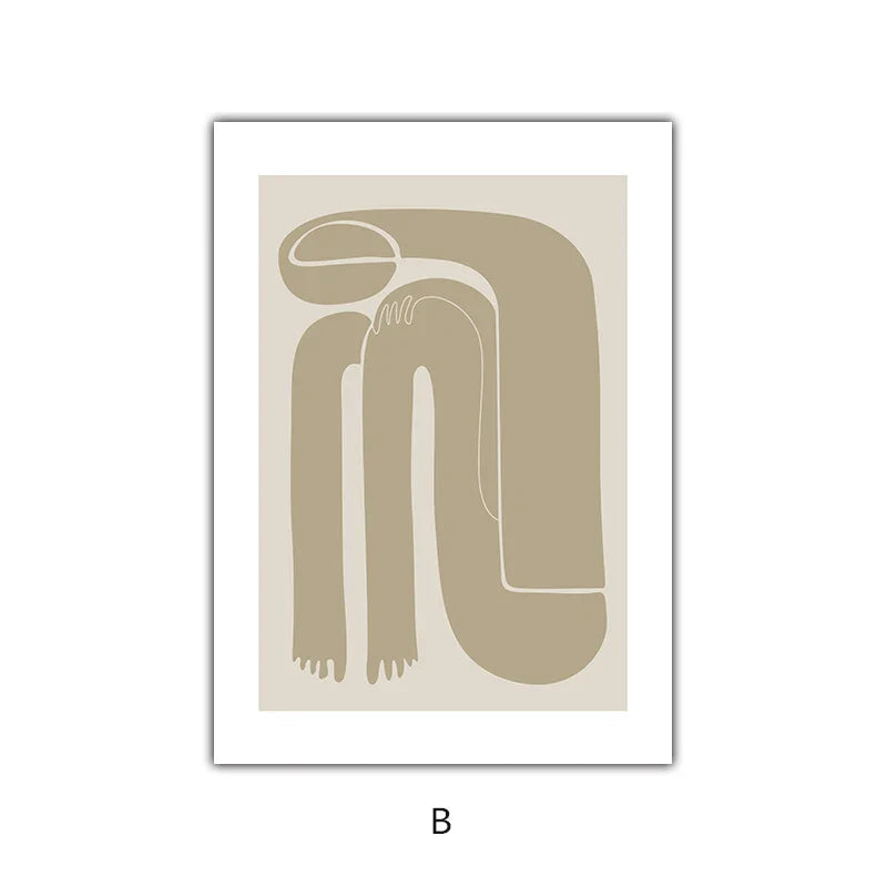 Abstract Minimalist Still Life Figure Art Fine Art Canvas Prints Posters Pictures For Living Room Bedroom Modern Home Art Decor | Bowlift