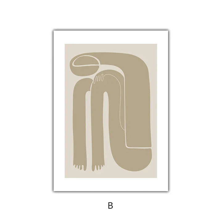 Abstract Minimalist Still Life Figure Art Fine Art Canvas Prints Posters Pictures For Living Room Bedroom Modern Home Art Decor | Bowlift