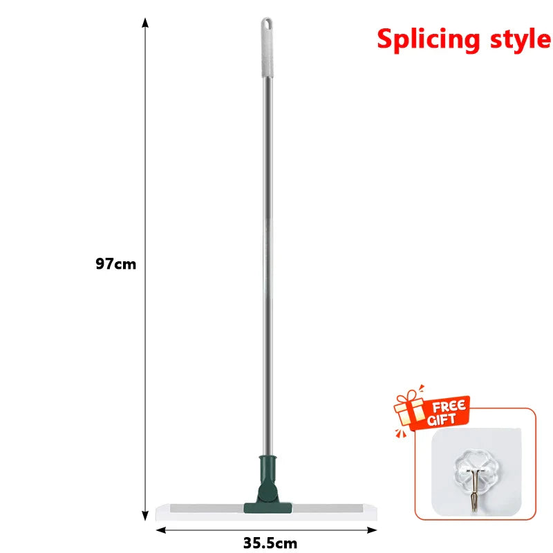 BowLift | Flexiva telescopic cleaning brush with silicone lip | 180° swivel | For floors, windows & bathroom