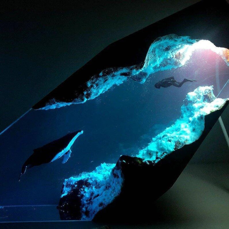 BowLift | Deep Sea Adventure Resin Diver Lamp Decor
