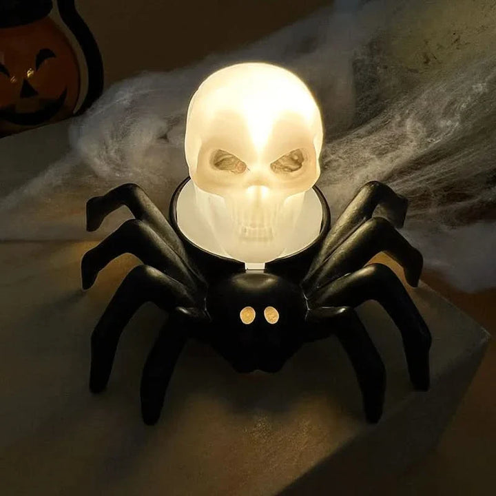 BowLift | Halloween LED Skull & Spider Lamp – Spooky Home Decor