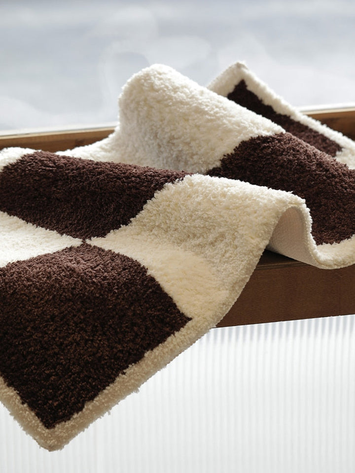 Wavy Grid Mini Rug | Bowlift