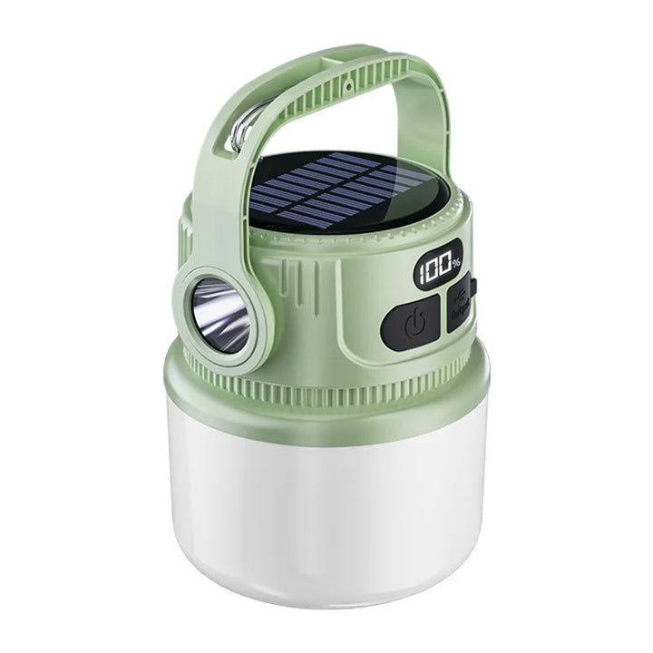 BowLift | Luminatra Solar LED Camping Lamp | Rechargeable & Waterproof | 6 Light Modes | For Outdoor, Emergencies & Travel