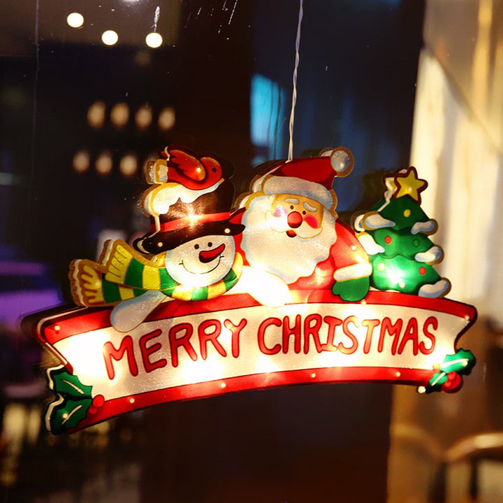 BowLift | Flashing Christmas Decor Window Hanging Lights