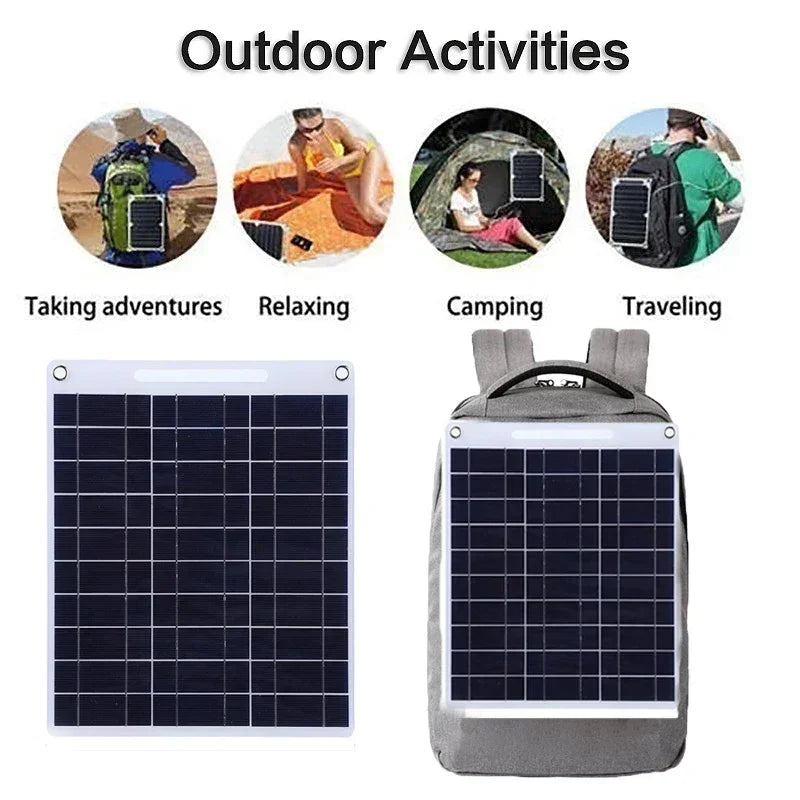 BowLift | Portable Solar Panel SOLVION Charge 100W | 5V | Dual USB | Waterproof | Outdoor & Camping