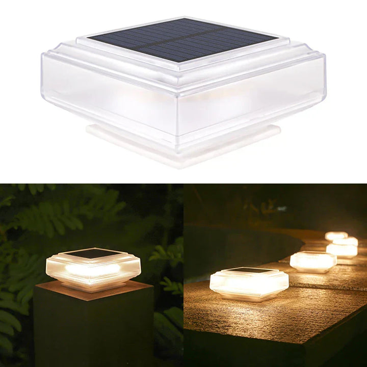BowLift | SolunaCap Solar Light | LED Outdoor Light | Weatherproof & Electric-Free | For Garden & Post