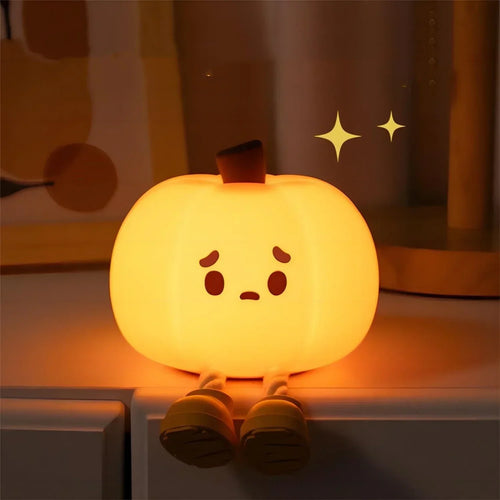 GlowPumpkin Light - Atmospheric Night Light with Warm Glow Bowlift
