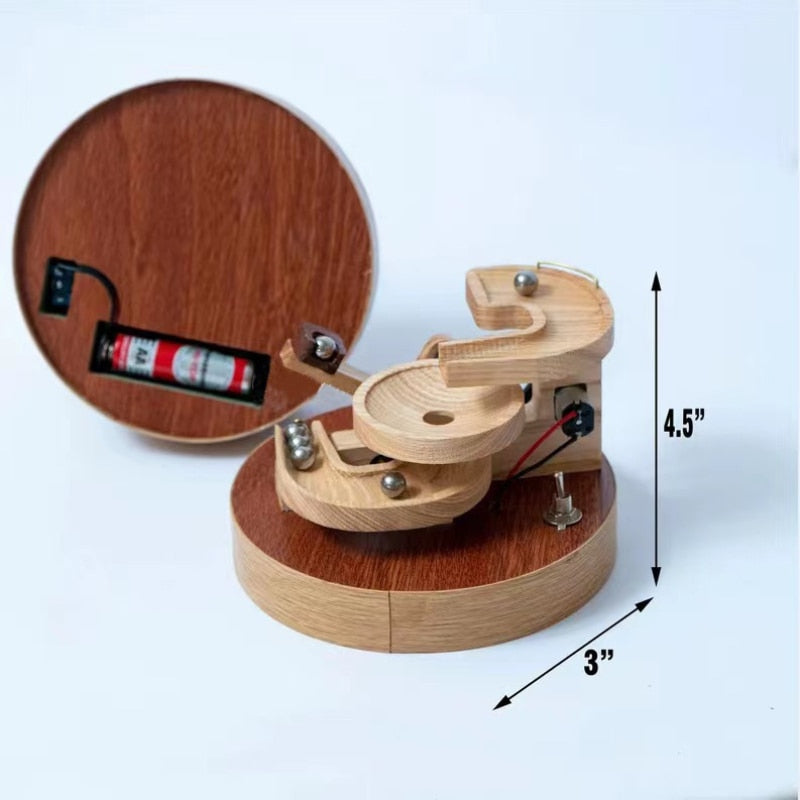 BowLift | Eternal Motion Wooden Marble Machine
