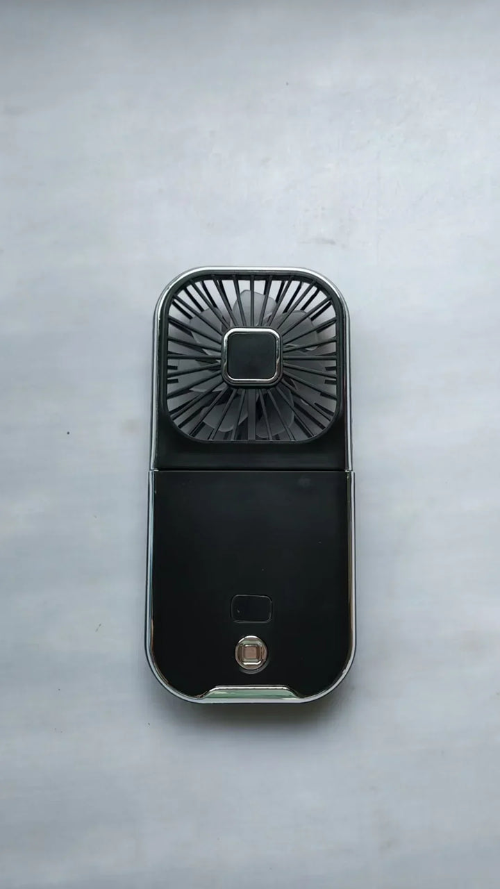 BowLift | Mini USB Rechargeable Fan with LED Display and 3 Wind Modes