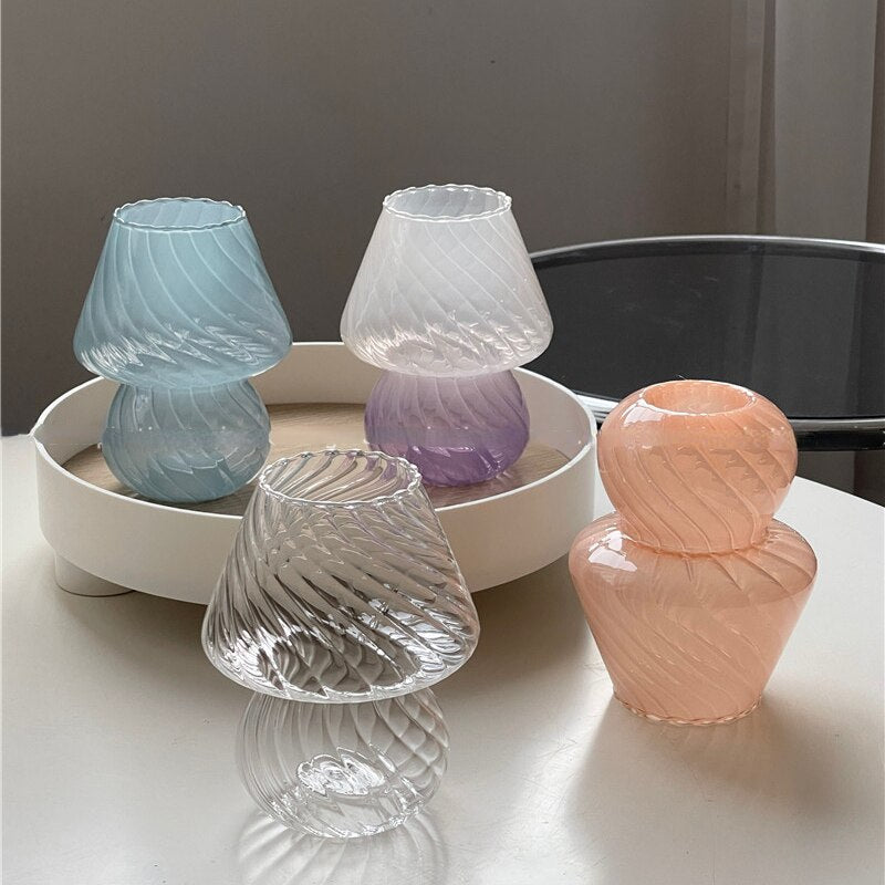 Nordic Stripy Glass Vase | Bowlift