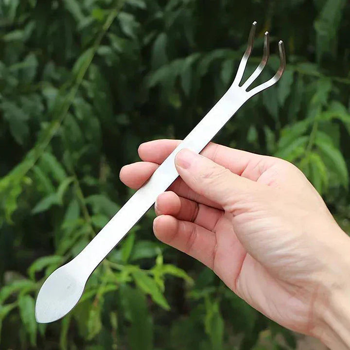BowLift | Florio Bonsai Root Rake | Precise Garden Care | Stainless Steel | Lightweight and Handy