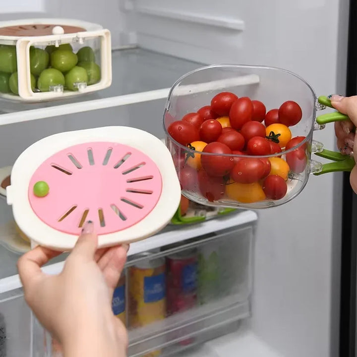 BowLift | Dust-Proof Fruit Drainer Basket