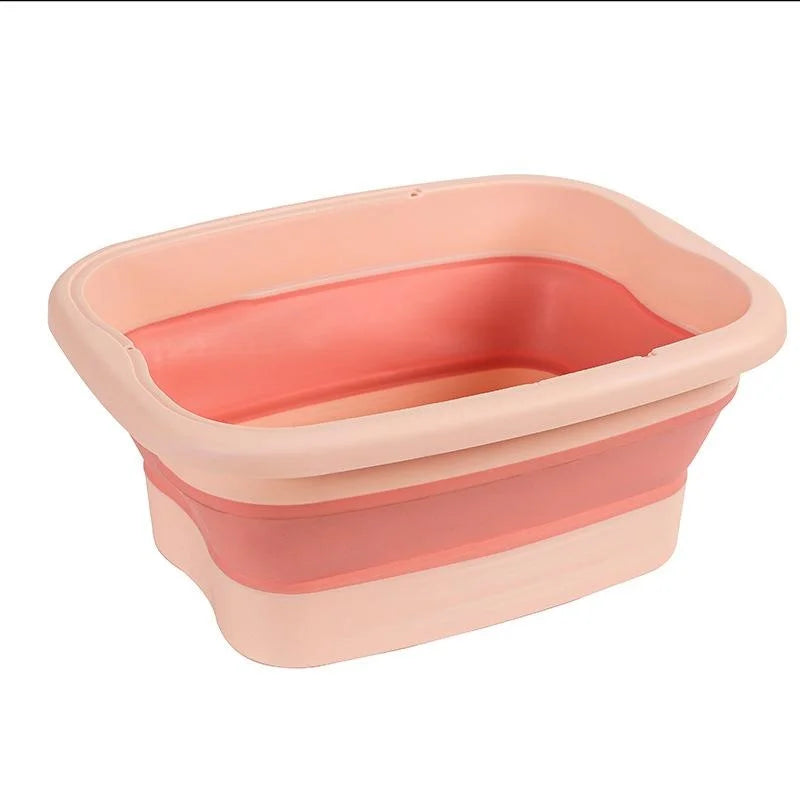 BowLift | Solevia Foldable Foot Bath with Massage Function | Space-saving & sturdy | For foot care, pedicure & relaxation at home