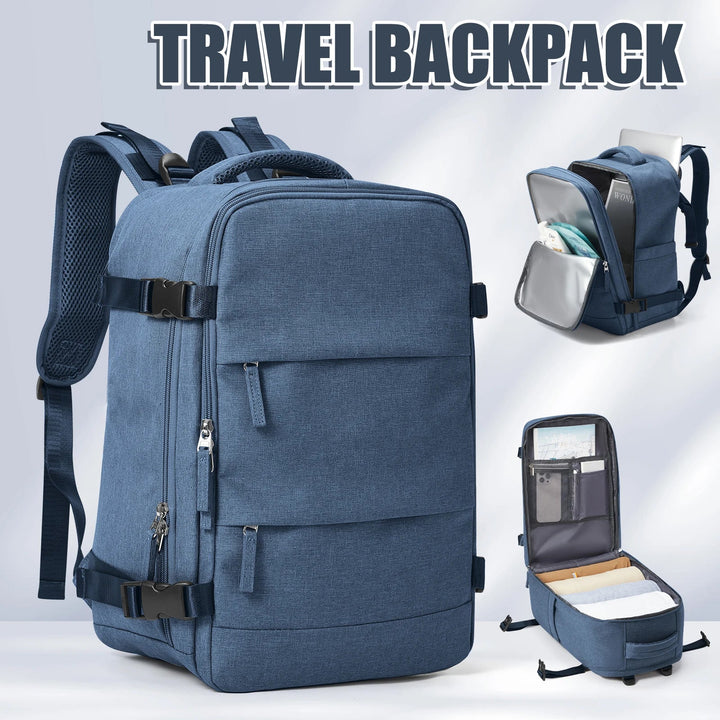 BowLift | Travel Backpack Travomate | Waterproof & Versatile | 15.6" Laptop Compartment | Large Capacity with Wet-Dry Separation