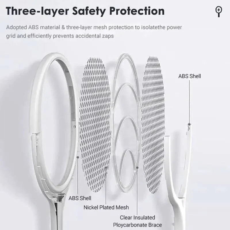 BowLift | 5-in-1 mosquito repellent with insect swatter & LED lamp