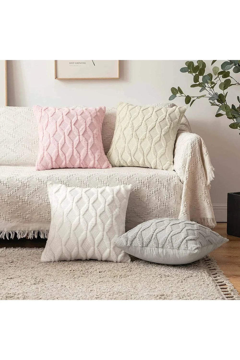Solid Color Sofa Pillow Cover | Bowlift