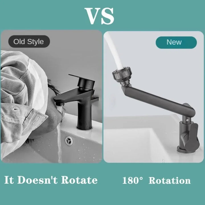 BowLift | Splash-Proof Mechanical Universal Rotatable Arm Faucet