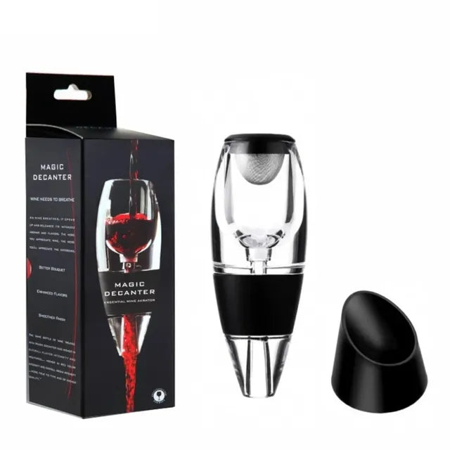 BowLift | VinaLuxe Wine Aerator with Filter | Instant Full Aroma | Softer Tannins | Modern Design