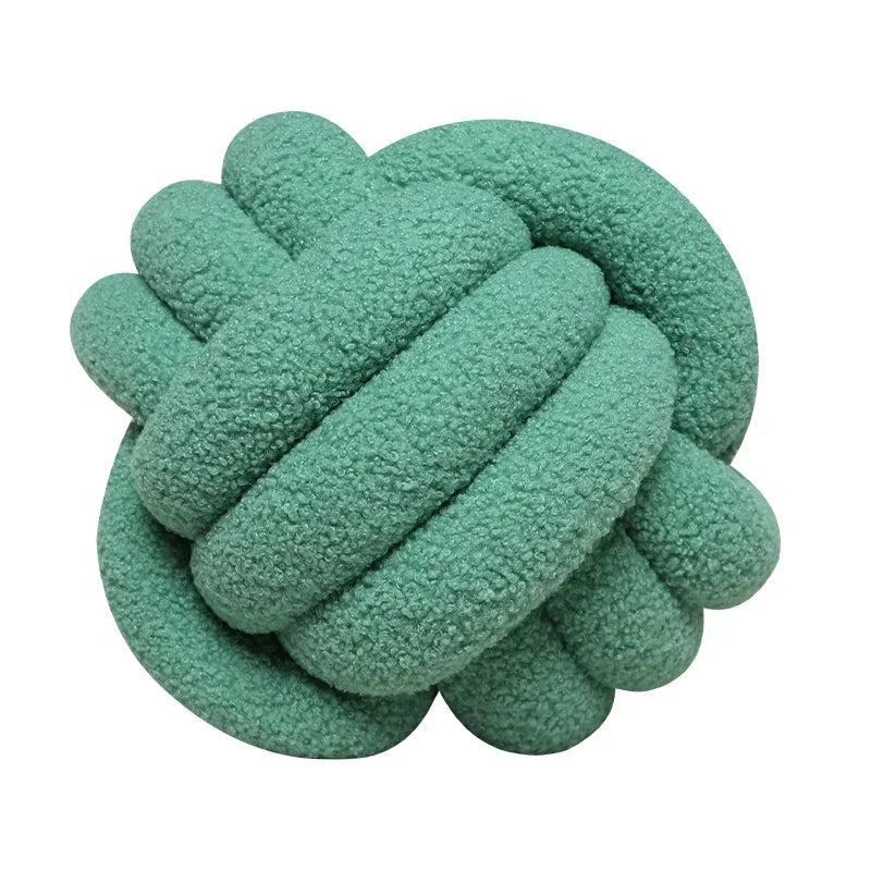 Boucle Rope Knot Ball Cushion | Bowlift
