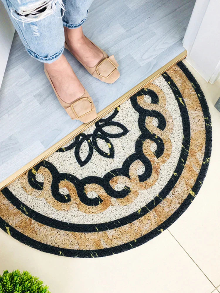 FloraMat - Elegant Half-Round Doormat for Your Home Bowlift