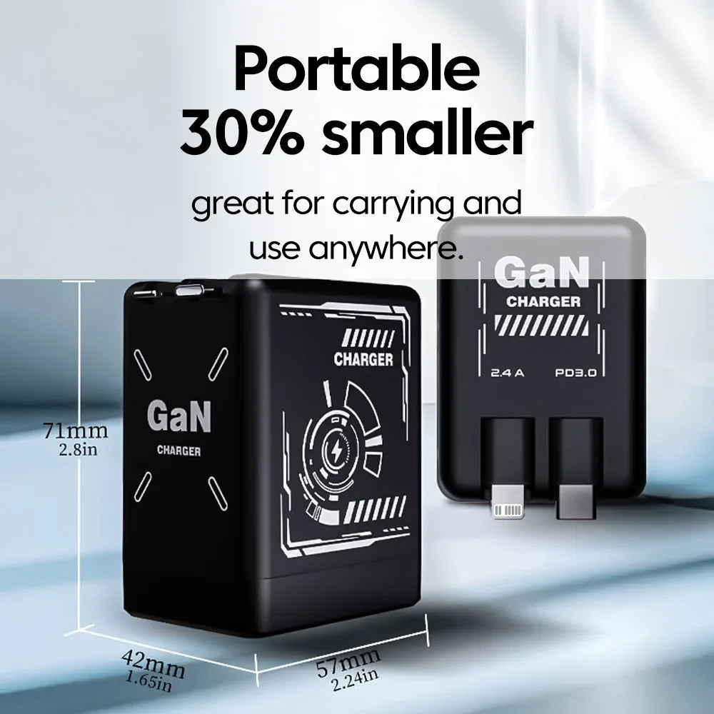 BowLift | 120W Fast Charging Retractable Charger