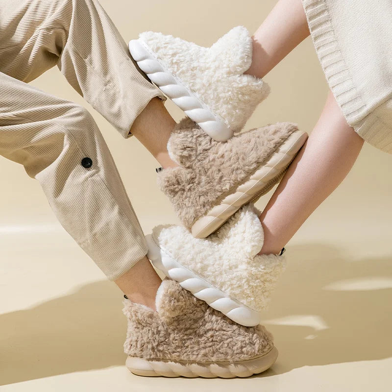 Warm and Cozy Women's Slippers for Autumn and Winter – Non-Slip, Comfortable Slippers for Home and Leisure | Bowlift