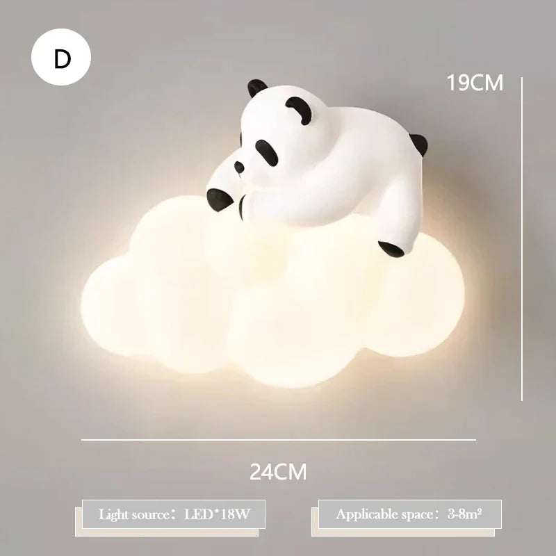 PandaGlow Lamp - Cute LED Wall Light for Children Bowlift