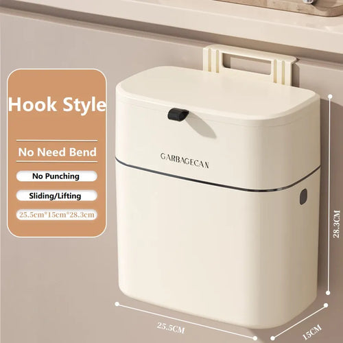 Space-Saver HangaBowlifte Home Mini Trash Bin | Bowlift