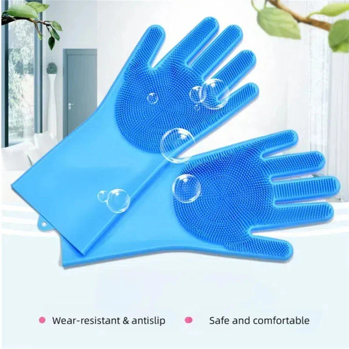 BowLift | FELISPA SoftTouch Silicone Bath Glove for Cats | Soft Coat Care & Massage | Shampoo Brush for Pets | 35×16 cm
