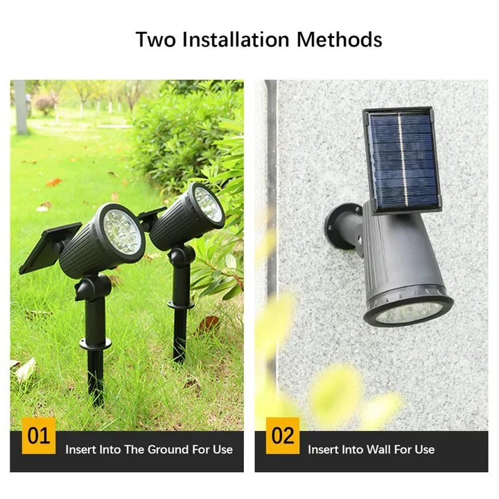 Solar LED Garden Spotlight Outdoor | Bowlift