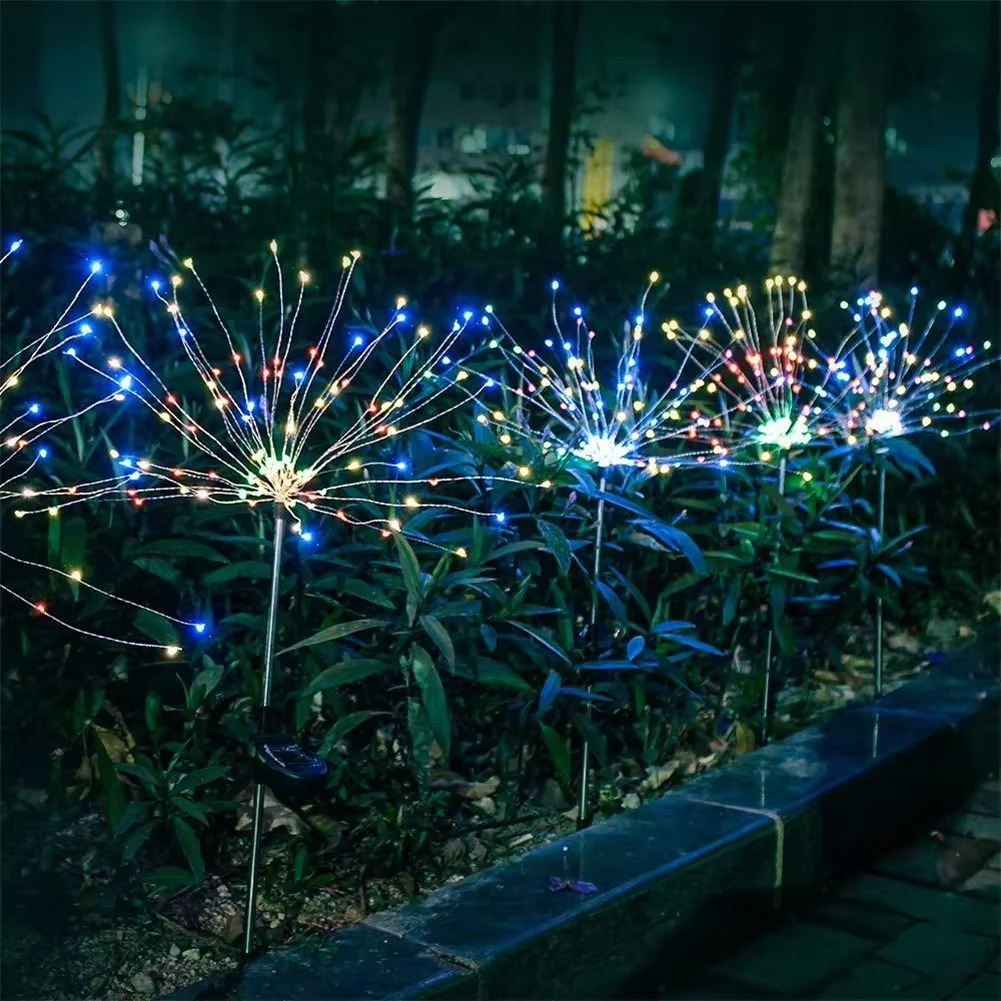 BowLift | Enchanting Solar LED Fireworks Garden Light - 90/150 LED Waterproof Outdoor String Lamp