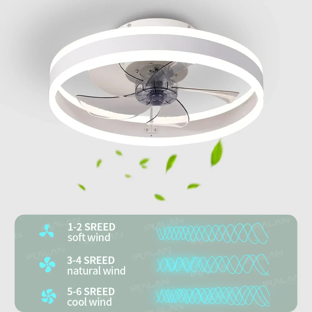 BowLift | Aura Silent LED Ceiling Fan Lamp