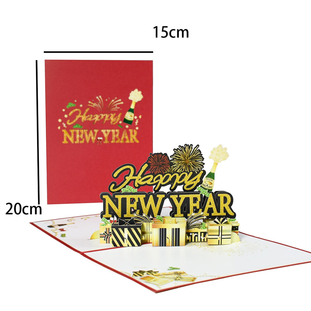 BowLift | 3D Pop-Up Cheerful Christmas Gift Cards