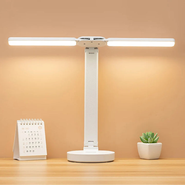 BowLift | Adjustable Reading Lamp - Rechargeable Dimmable with Phone Table