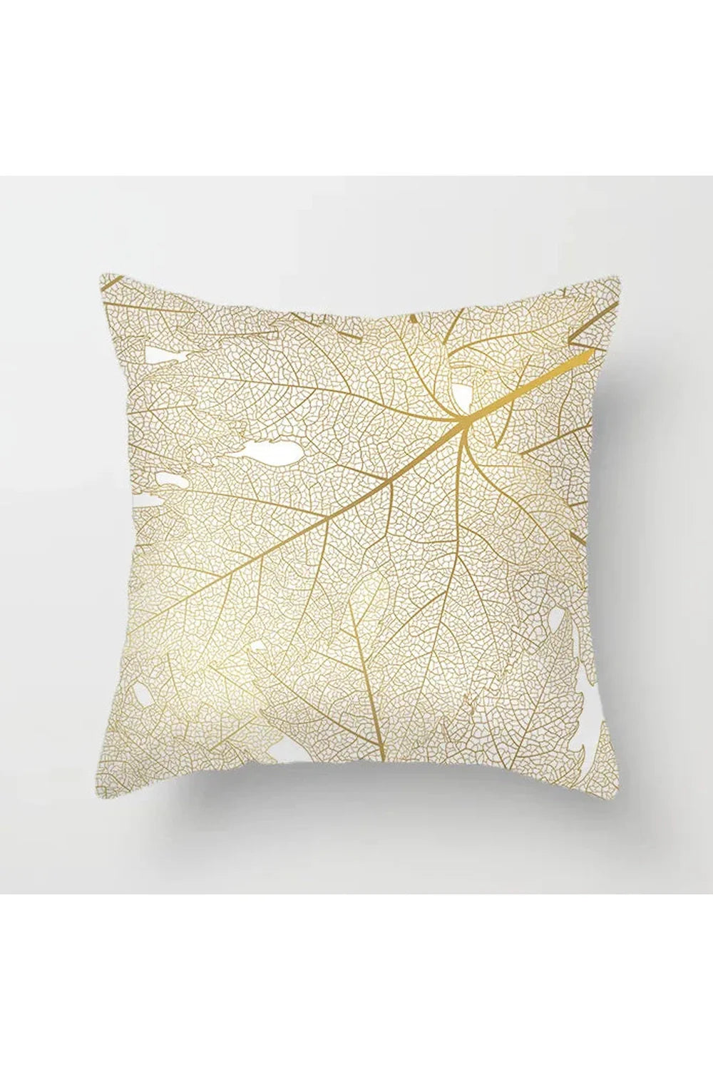 Yellow Leaf Polyester Pillowcase | Bowlift