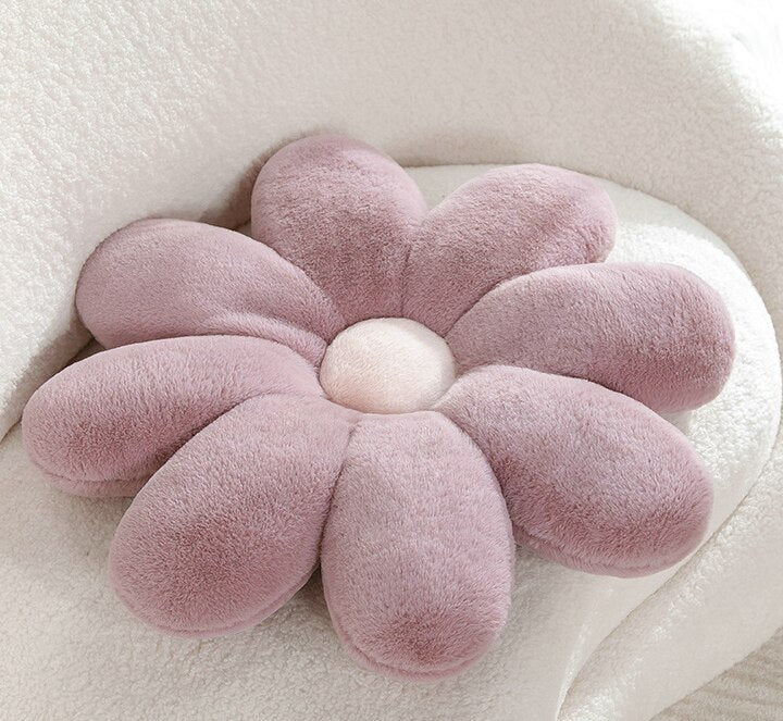 Fluffy Daisy Cushion - Pastel | Bowlift