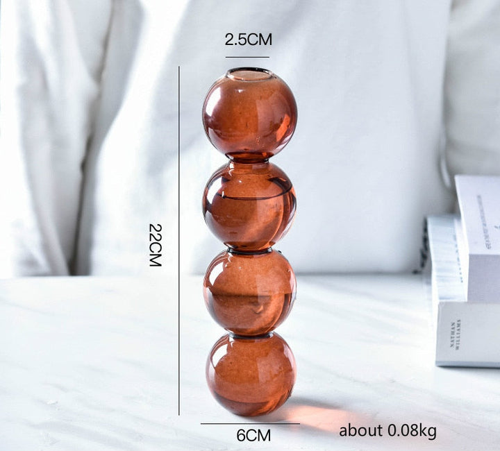 Layered Globe Glass Vase | Bowlift