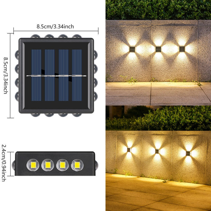 BowLift | SolarVibe – Sustainable Solar Wall Light for Modern Outdoors