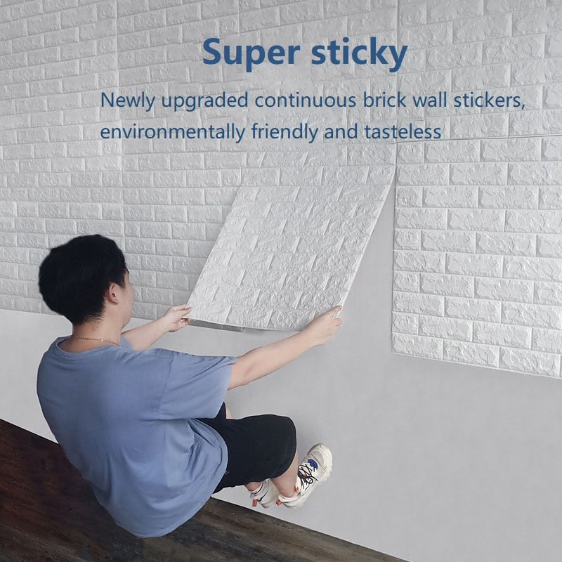 BowLift | 3D Self-Adhesive Soft Brick Wall Stickers