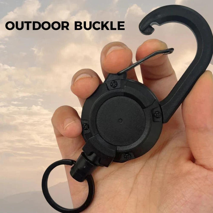 Heavy Duty Retractable Pull Practical Keychain | Bowlift