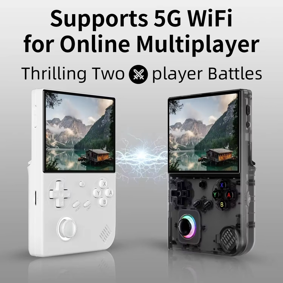 BowLift | 64-Bit Retro Handheld Game Console with 4-Inch IPS Screen, WiFi and Bluetooth