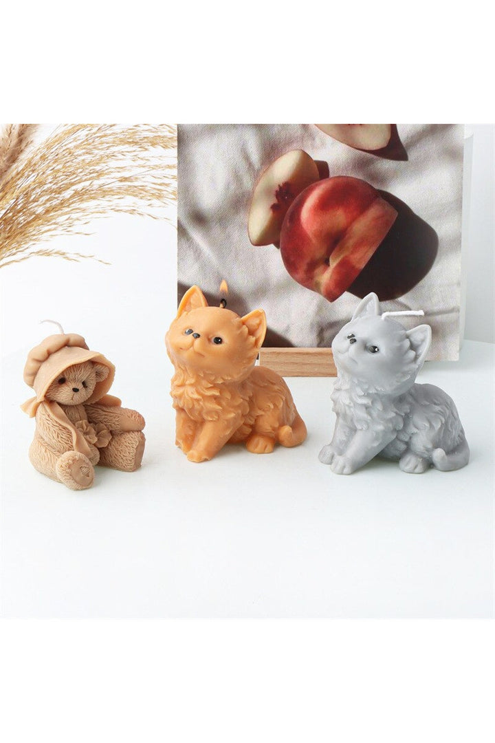 Bear Gypsum Candle Mold | Bowlift