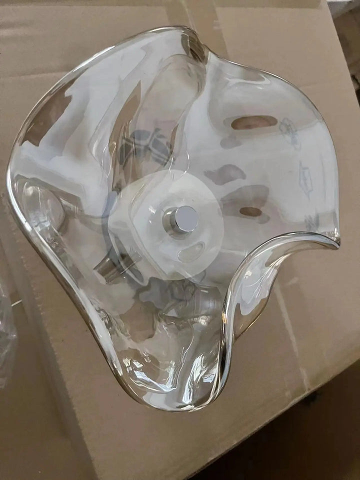 BowLift | ClearAura - Sleek Glass Wall Lamp