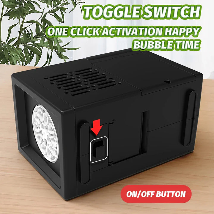 BowLift | BubbleBlaze Pro | Stage Bubble Machine with 10 Nozzles | Impressive Bubble Machine for Events, Shows & Parties