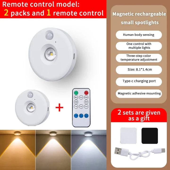 BowLift | LumoLine | PIR Motion Detector LED Light | Dimmable & Rechargeable | Wireless