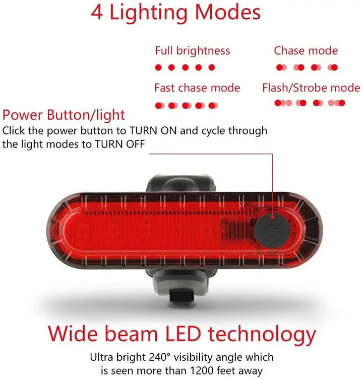 BowLift | RearSafe – USB Rechargeable Bicycle Rear Light for Maximum Safety