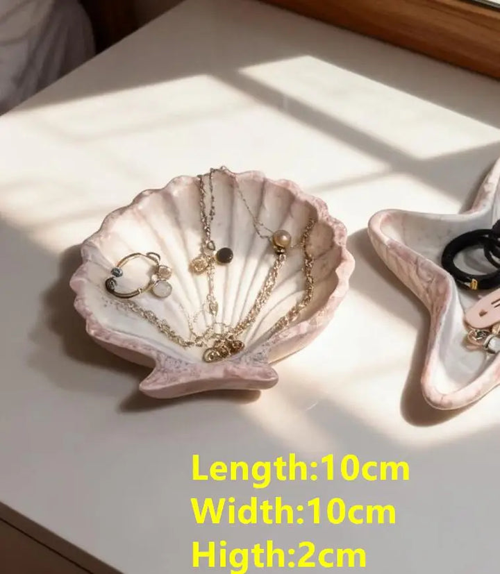 Sea Shell Ceramic Jewelry Tray | Bowlift